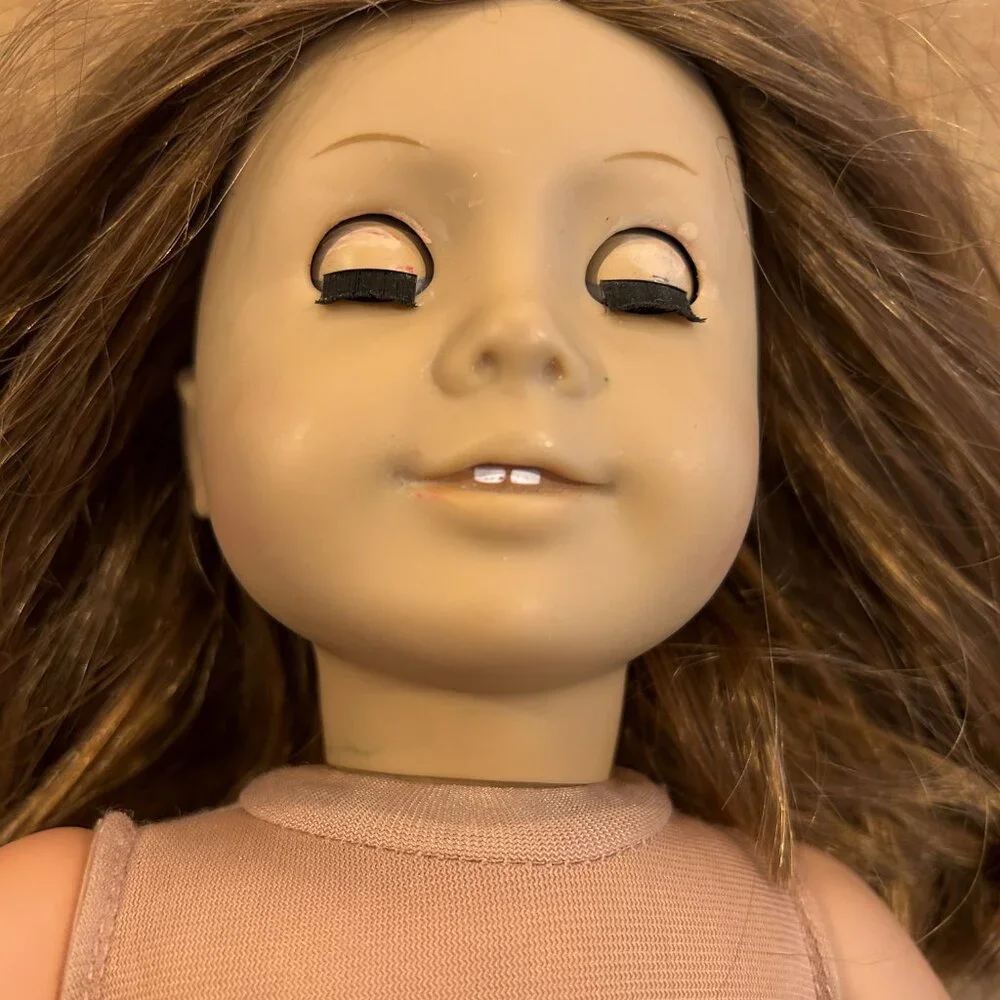 PLEASANT COMPANY American Girl 18" Doll with Homemade Dress - Picture 10 of 11